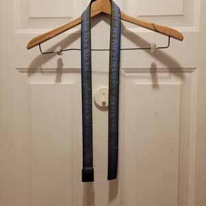 Thomas Bates Hiker Patterned Web Belt with Locking Cam Buckle. Color "Twilight"